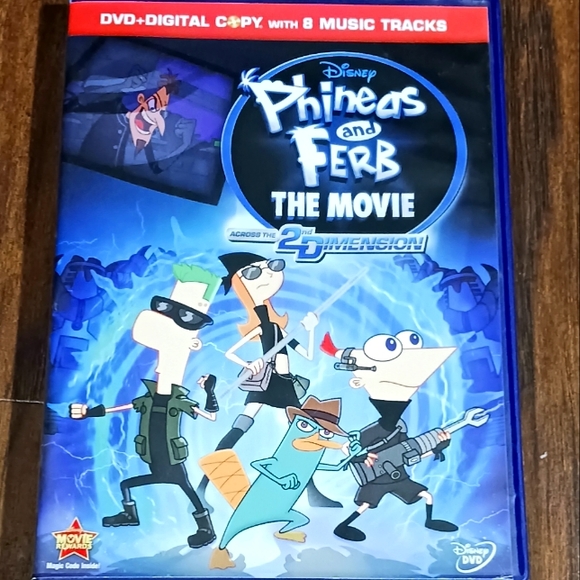 Disney Media Walt Disneys Phineas And Ferb The Movie On Dvd Poshmark Disney Media Walt Disneys Phineas And Ferb The Movie On Dvd Poshmark